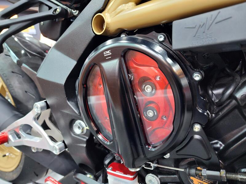 Clear clutch cover MV Agusta - cable control